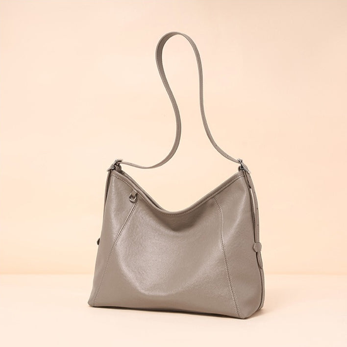 The Heritage Boston Genuine Leather Bag - Classic Top-Handle Bowling Tote