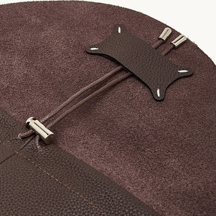 The Nocturne Flow Genuine Leather Tote Bag with Adjustable Strap & Detachable Pouch