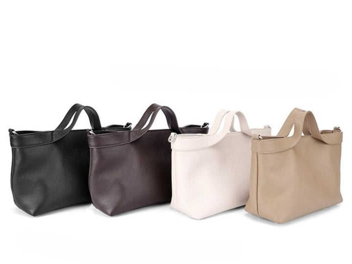 Sand Dune Mini Tote Genuine Leather Clutch Bag