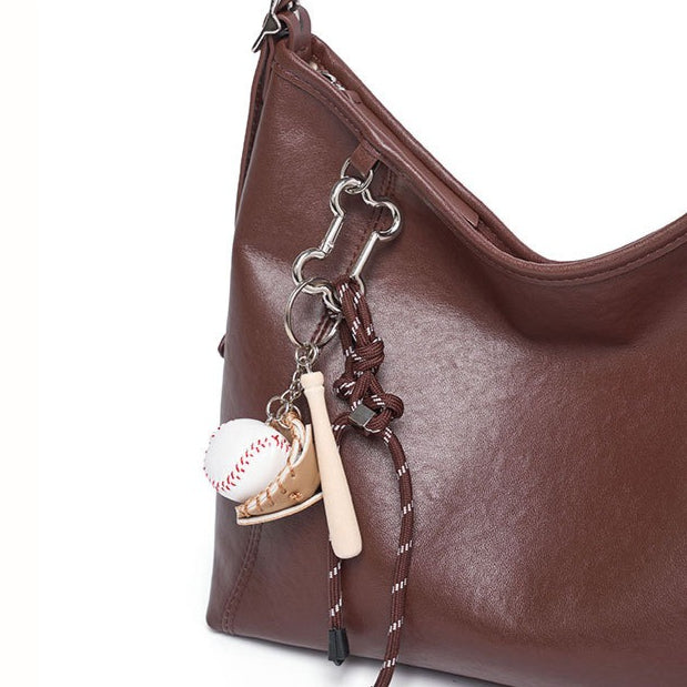 The Heritage Boston Genuine Leather Bag - Classic Top-Handle Bowling Tote