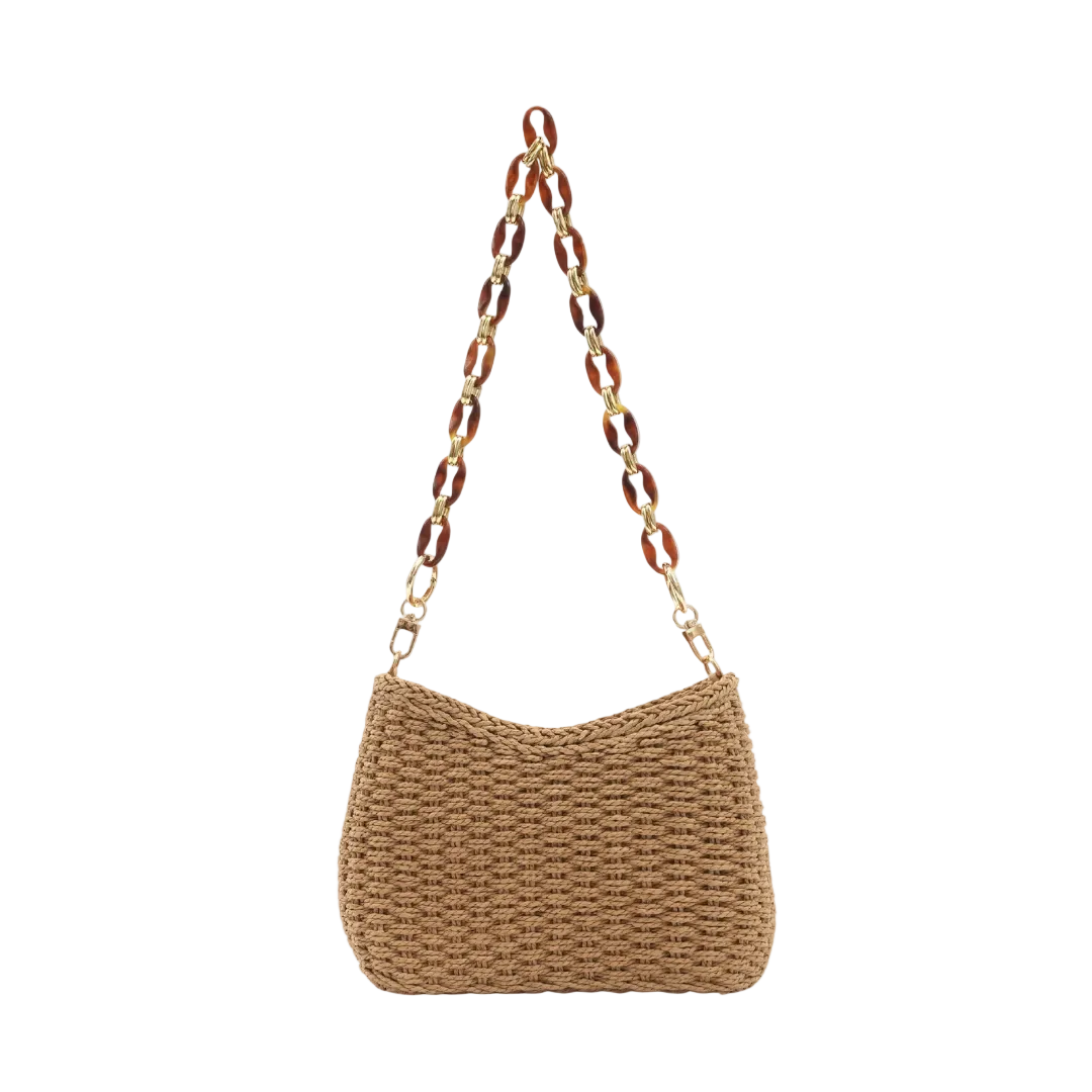 CAMILLA - RETRO STRAW SUMMER BAG