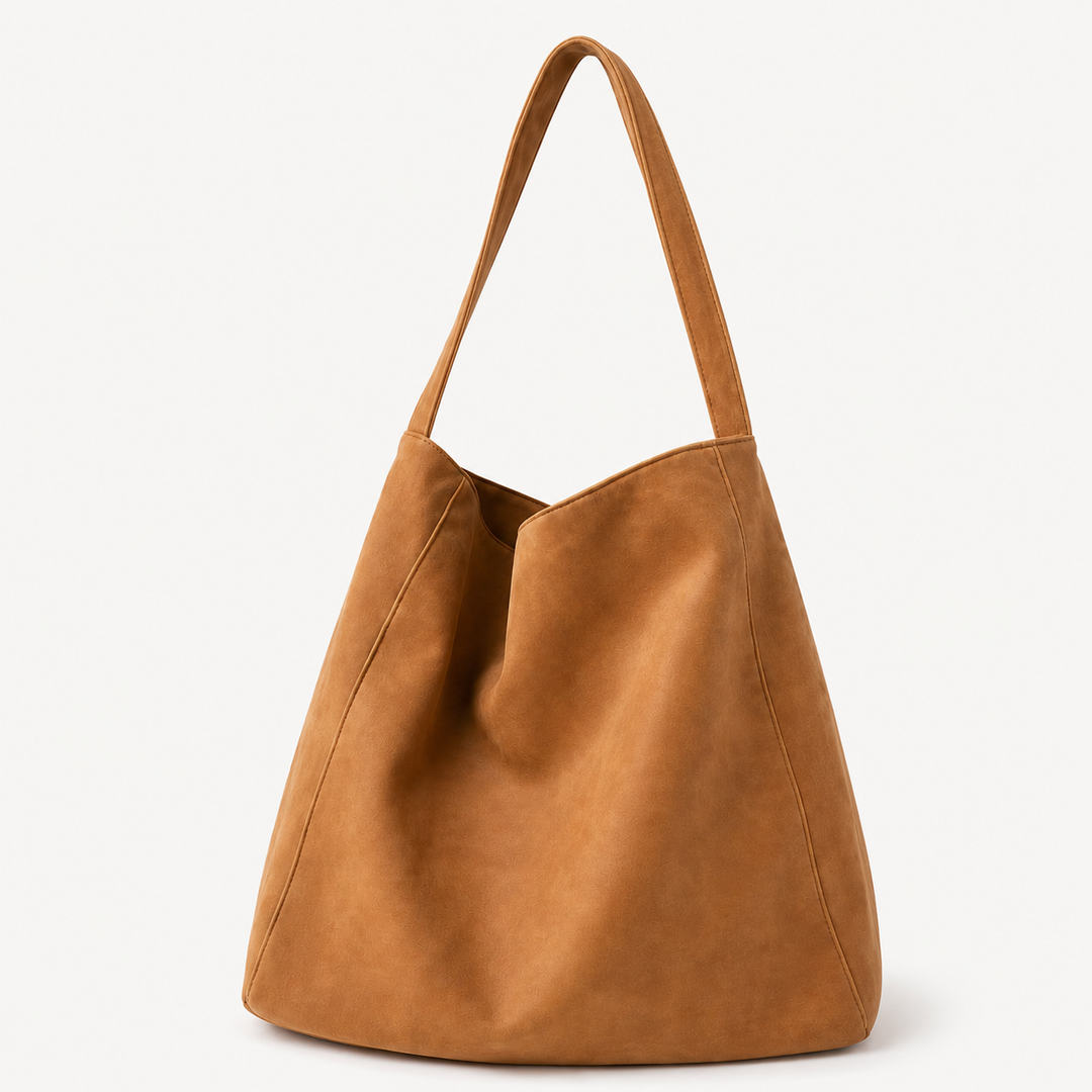 LORENZA - OVERSIZED SUEDE HOBO BAG