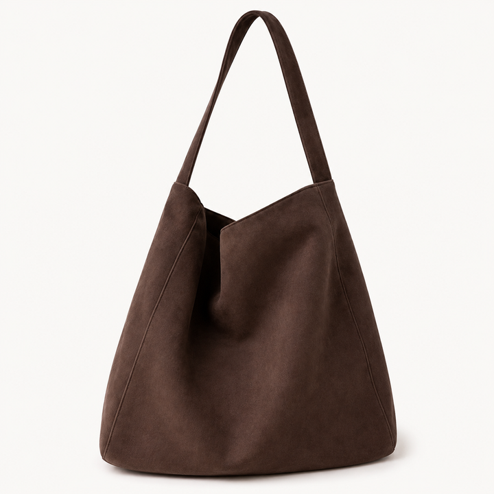 LORENZA - OVERSIZED SUEDE HOBO BAG