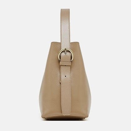 Women’s Genuine Leather Large Tote Shoulder Bag – Vegetable-Tanned Commuter Crossbody