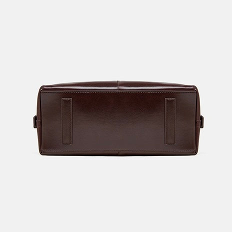 Women’s Genuine Leather Large Tote Shoulder Bag – Vegetable-Tanned Commuter Crossbody