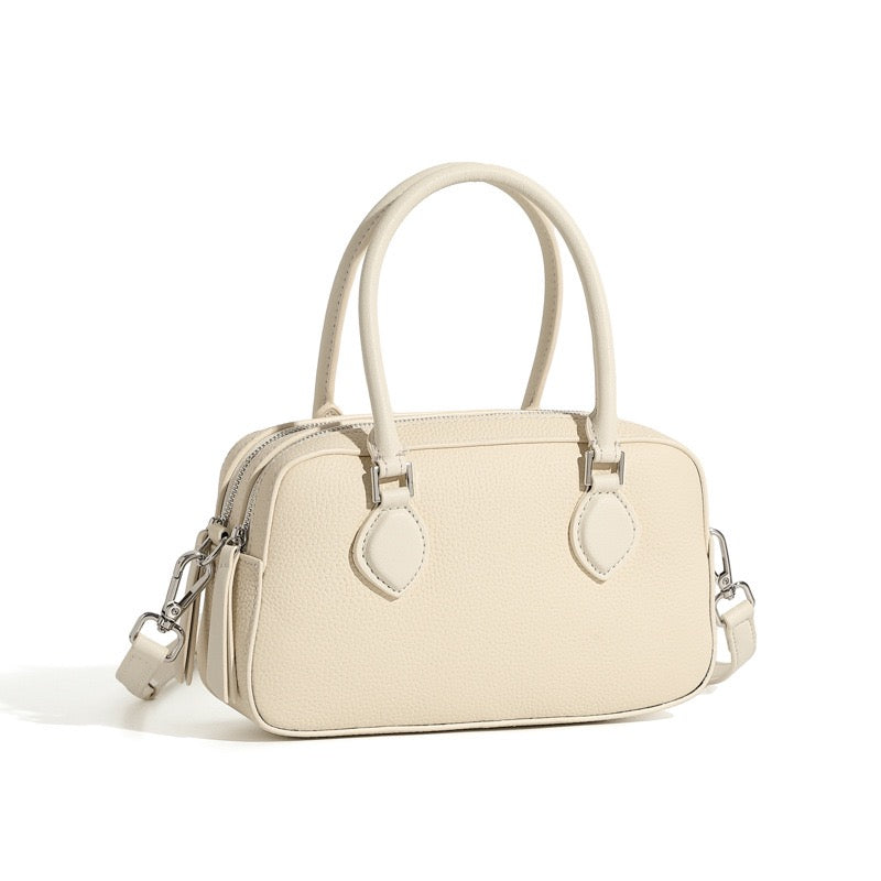 Women's Genuine Leather Premium Sense Handheld Boston Bag