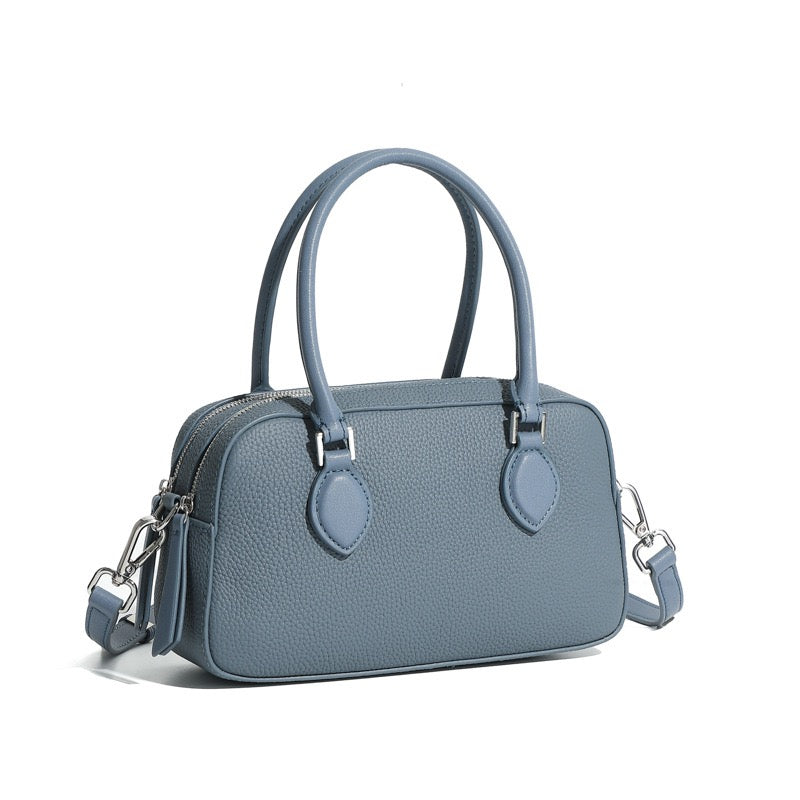 Women's Genuine Leather Premium Sense Handheld Boston Bag
