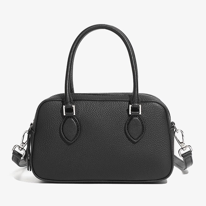 Women's Genuine Leather Premium Sense Handheld Boston Bag