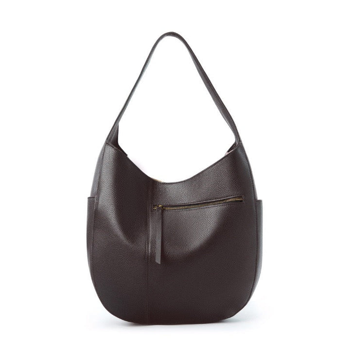 Women's Top Grain Leather Simple Large Capacity Tote Bag