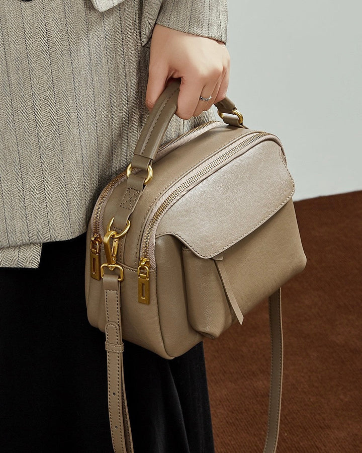 Women's Aurelia Genuine Leather Crossbody Satchel