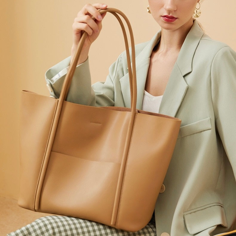 Women’s Genuine Leather Summer Tote Bag