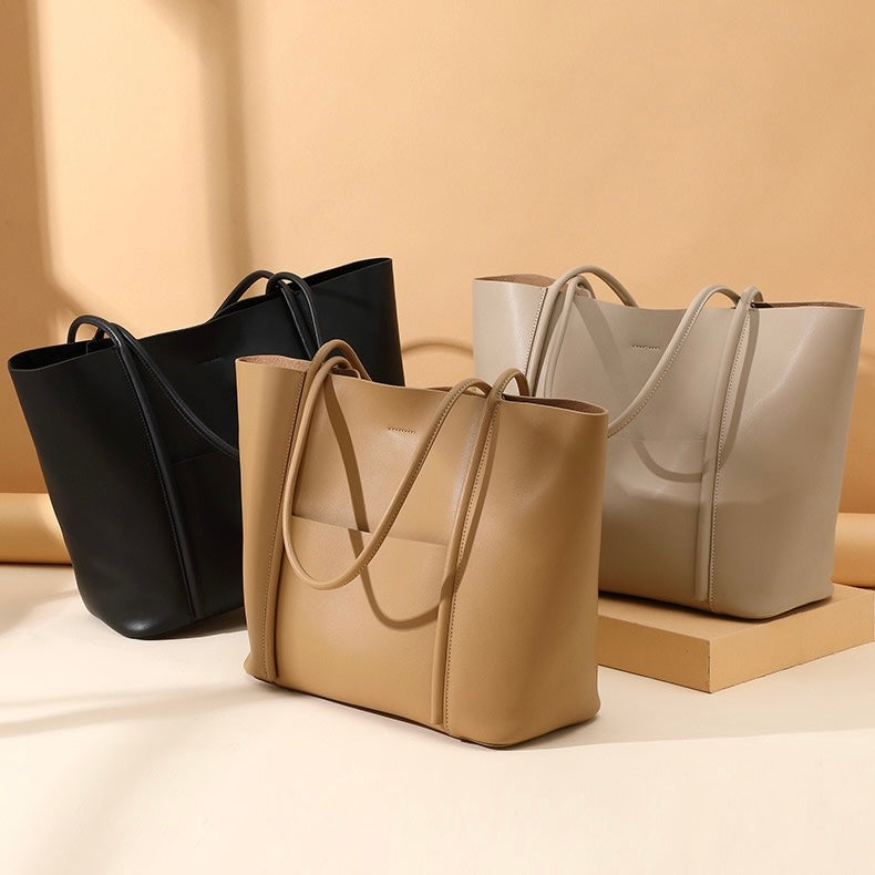 Women’s Genuine Leather Summer Tote Bag