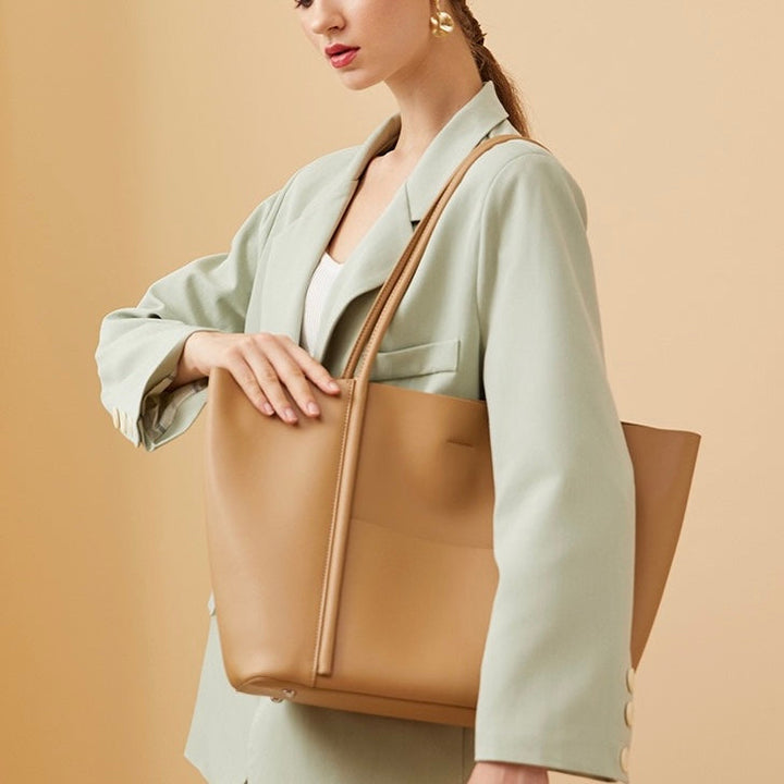 Women’s Genuine Leather Summer Tote Bag