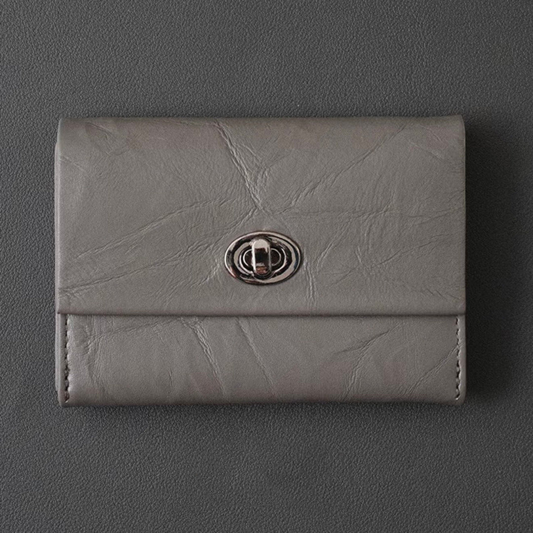 Crackle Leather Multi-Wallet – Premium Top-Grain Organizer