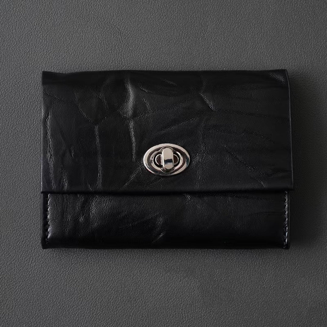 Crackle Leather Multi-Wallet – Premium Top-Grain Organizer