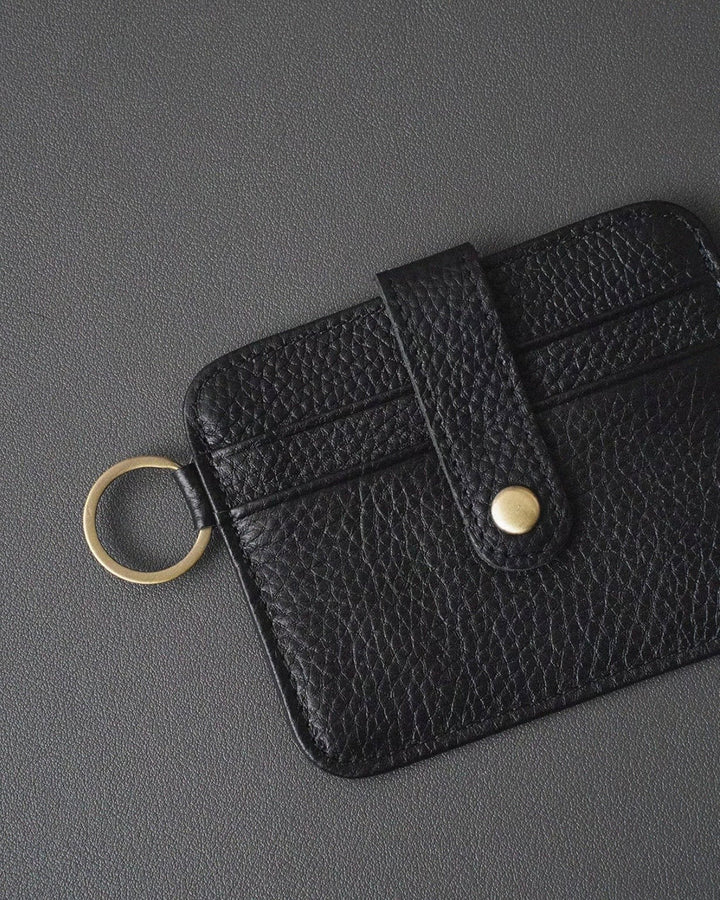 Featherweight Leather Card Key Clip – Ultra-Slim One-Piece Organizer