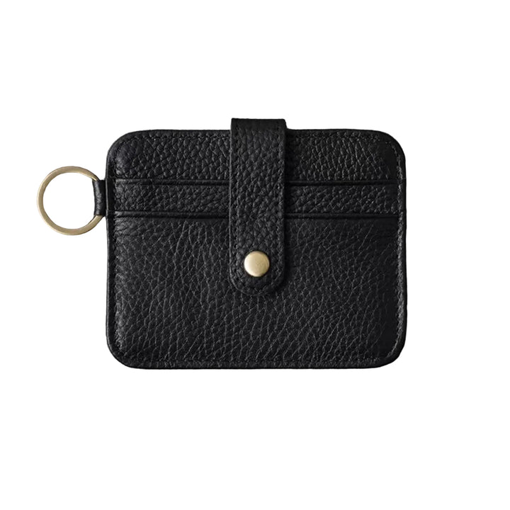 Featherweight Leather Card Key Clip – Ultra-Slim One-Piece Organizer