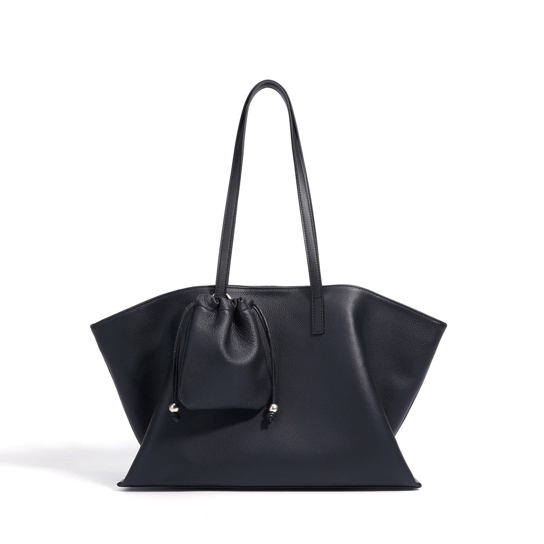 Versatile Women's Genuine Leather Parent Child Tote Bag