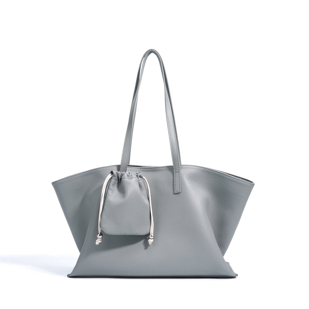 Versatile Women's Genuine Leather Parent Child Tote Bag