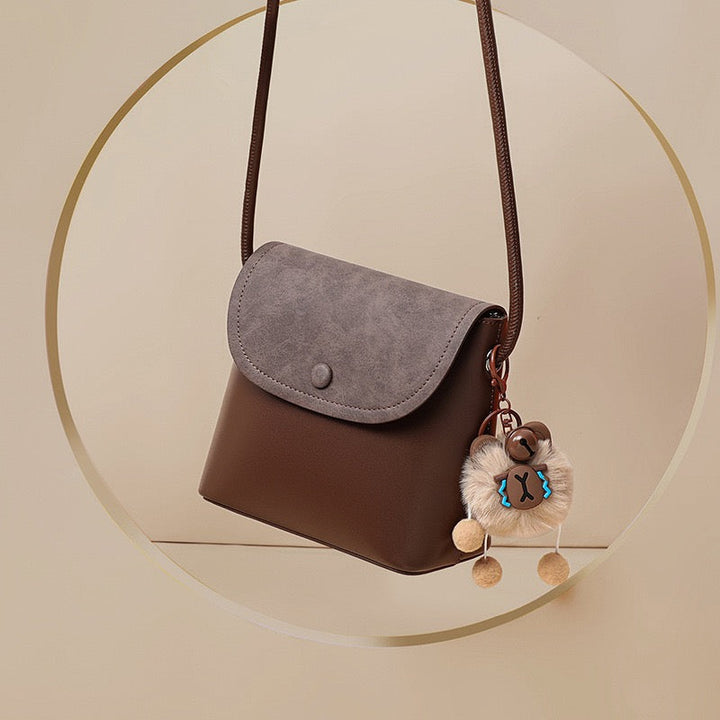Women's Leather Vintage Flap Crossbody Bag