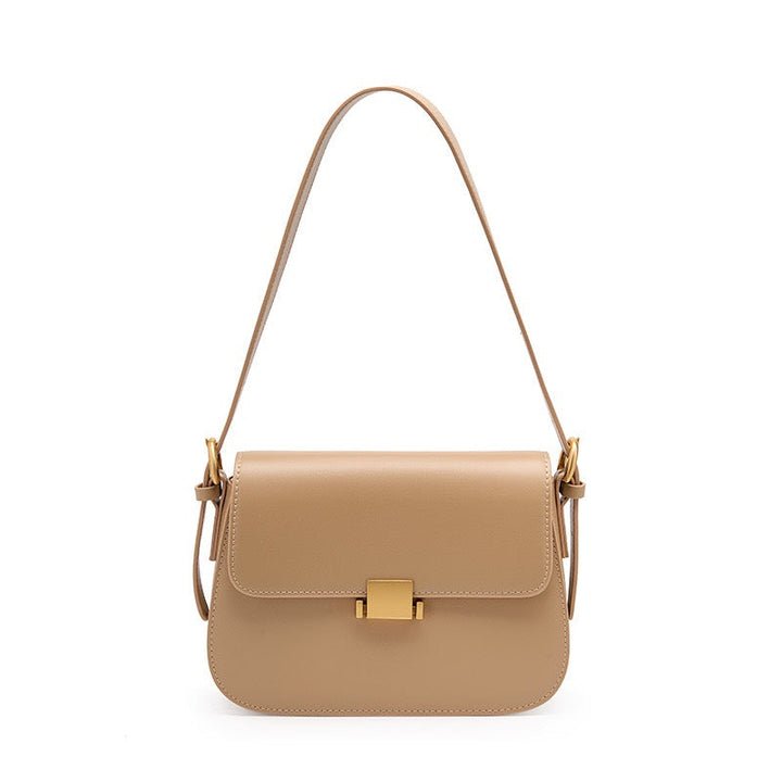Luxury Minimalist Women's Genuine Leather Shoulder Crossbody Bag