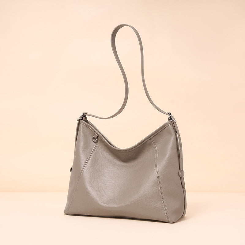 The Heritage Boston Genuine Leather Bag - Classic Top-Handle Bowling Tote