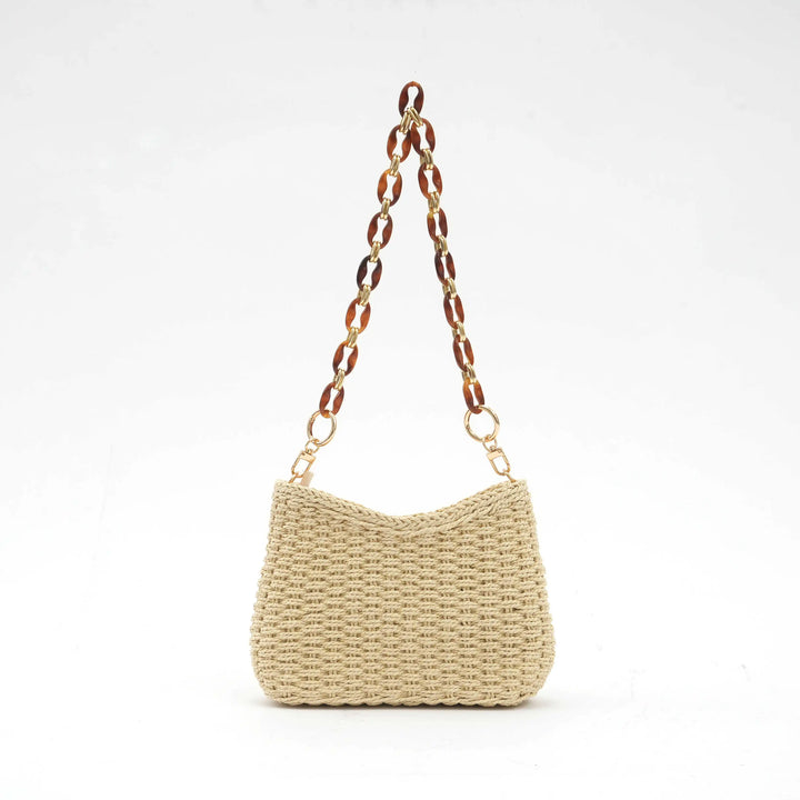 CAMILLA - RETRO STRAW SUMMER BAG
