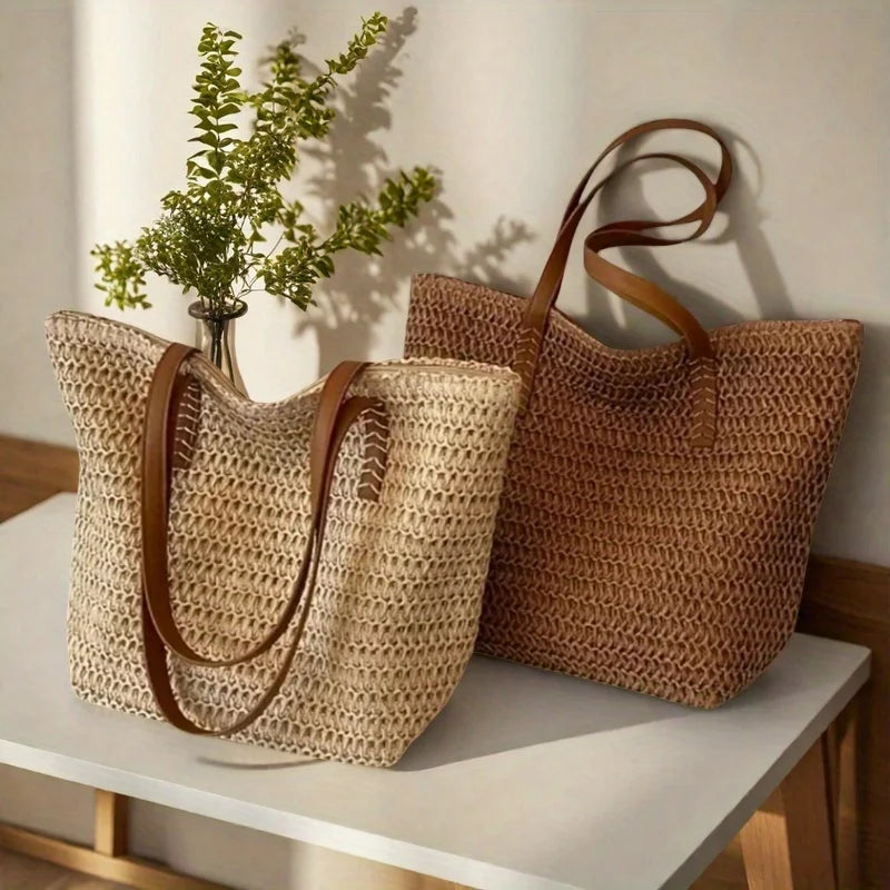 SIENNA - WOVEN TOTE BAG