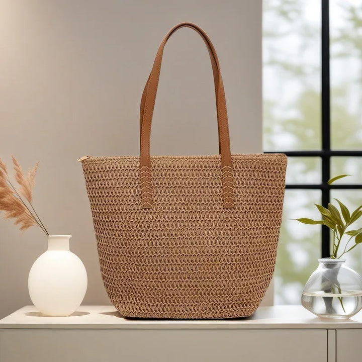SIENNA - WOVEN TOTE BAG