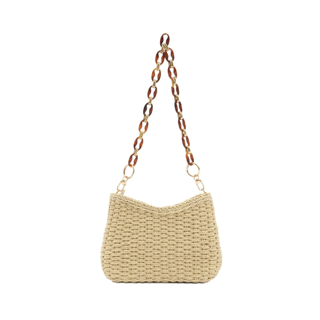 CAMILLA - RETRO STRAW SUMMER BAG