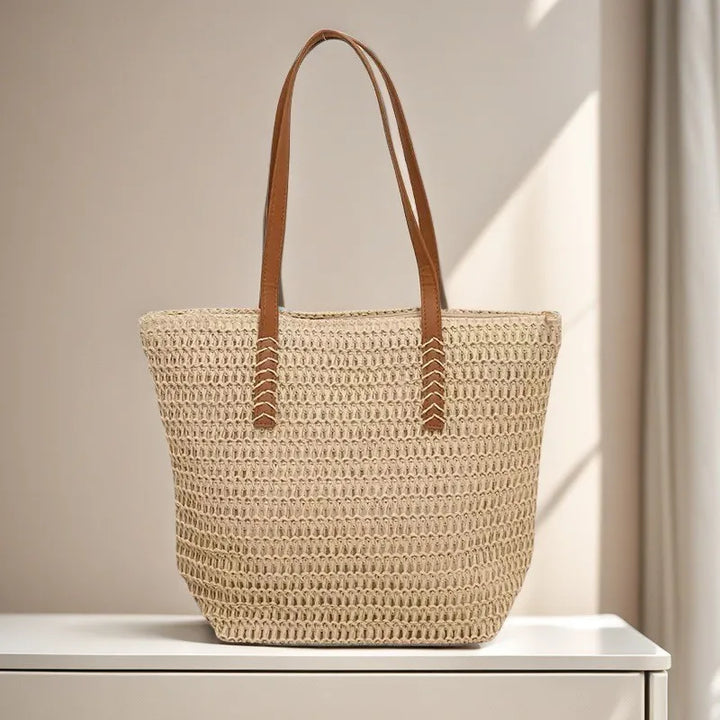 SIENNA - WOVEN TOTE BAG