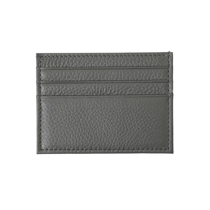 Full-Grain Leather Ultra-Thin Compact Card Case (Multi-Card Slots)