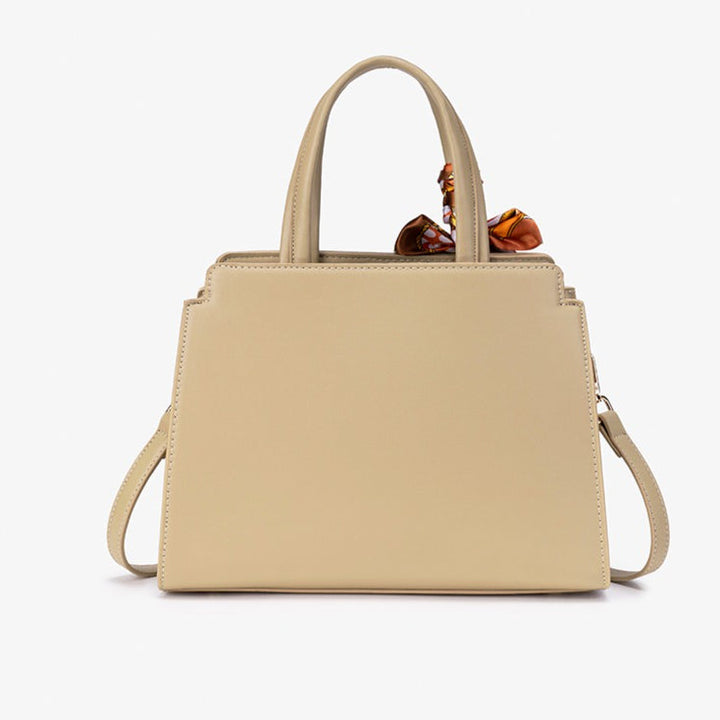 EMILIA - CROC-EMBOSSED SATCHEL BAG