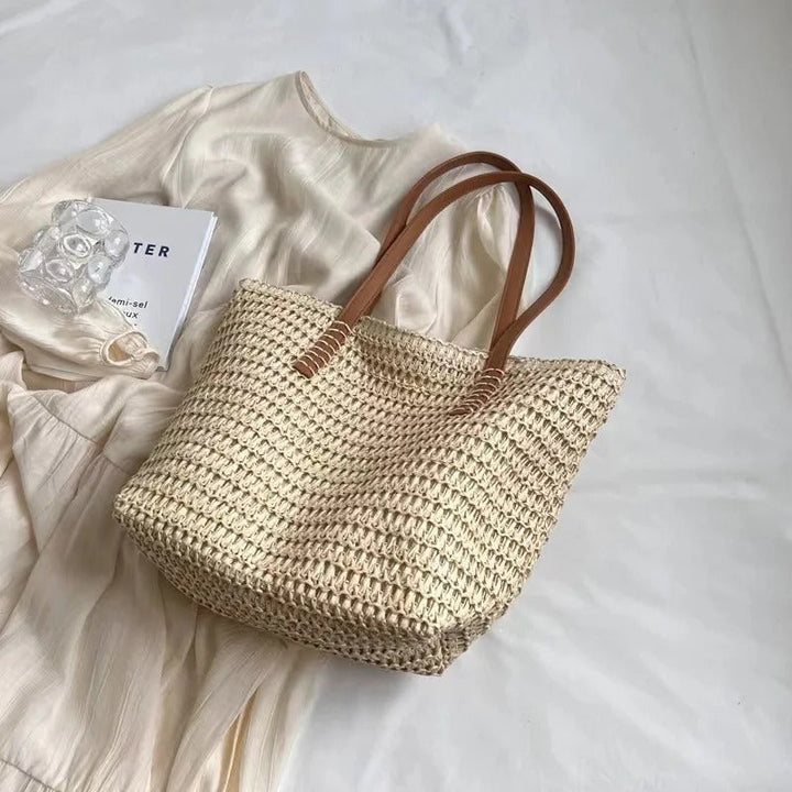 FIONA LARGE-CAPACITY STRAW BAG
