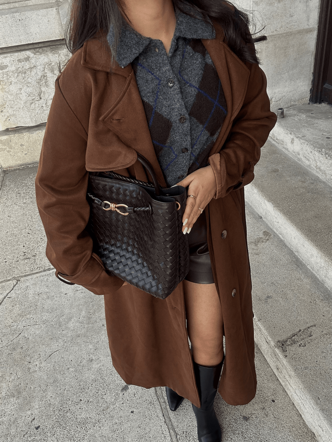 LUCIA - WOVEN CROSSBODY BAG